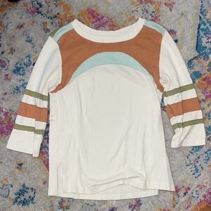 Free People We The Free Long Sleeve Striped Top